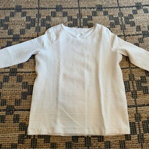 COS White Cotton long sleeve tunic sweater size EUR large